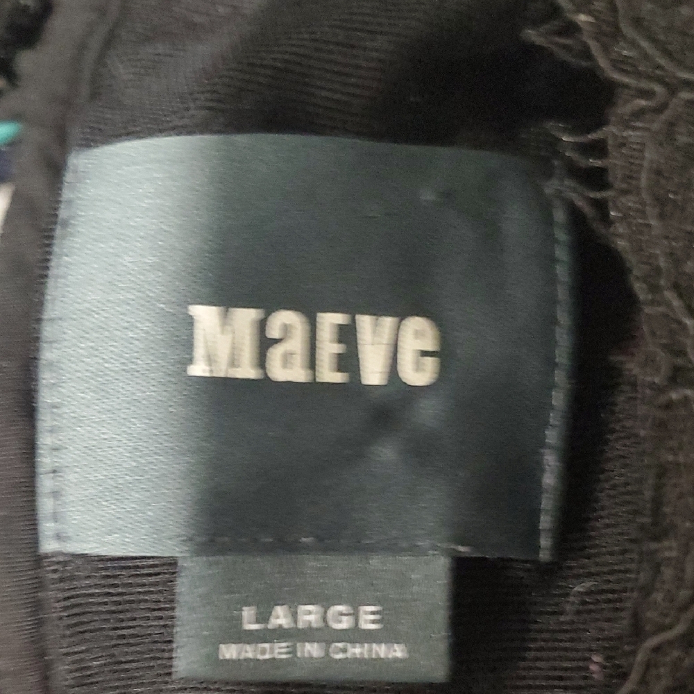 Maeve Chic Black and Green Floral Dress - Picture 10 of 16